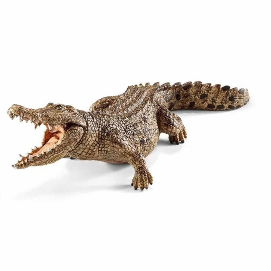 Kids Toys Schleich Wooden Animals | Crocodile