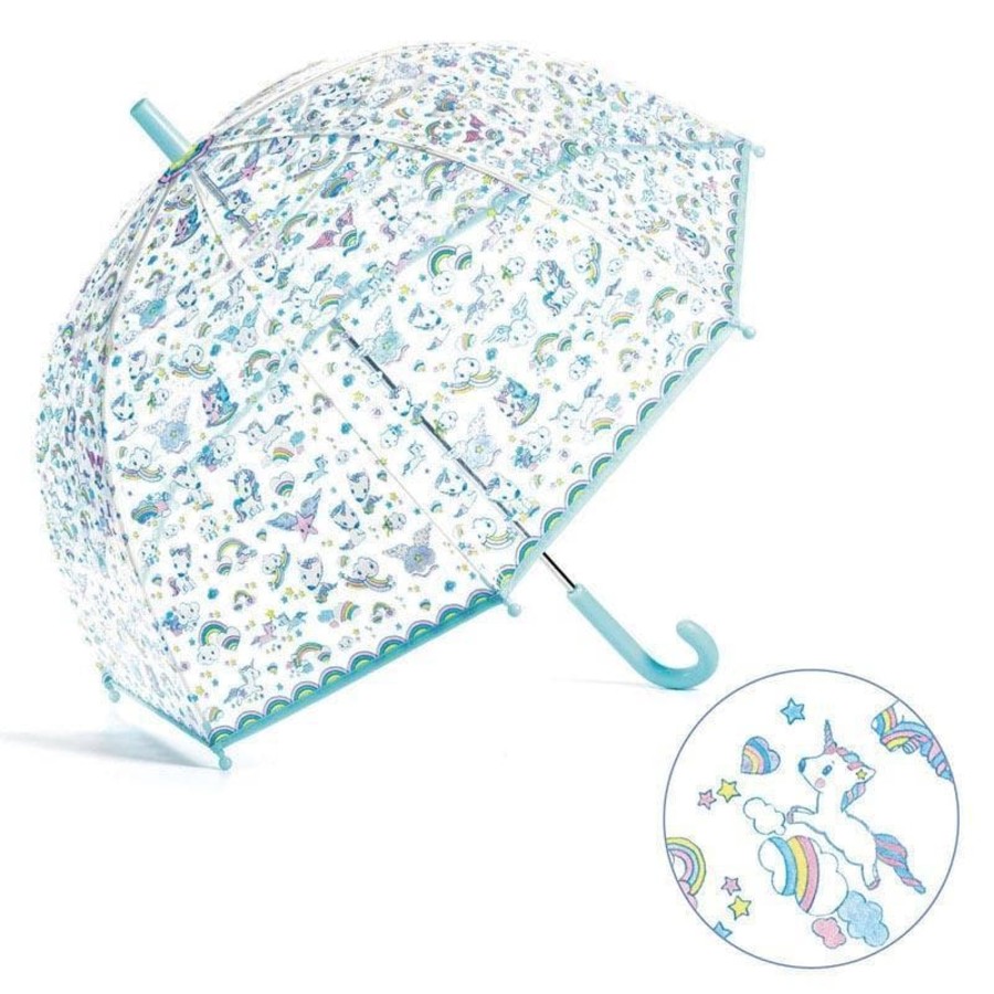 Kids Toys Djeco Outdoor Toys | Unicorn Pvc Child Umbrella