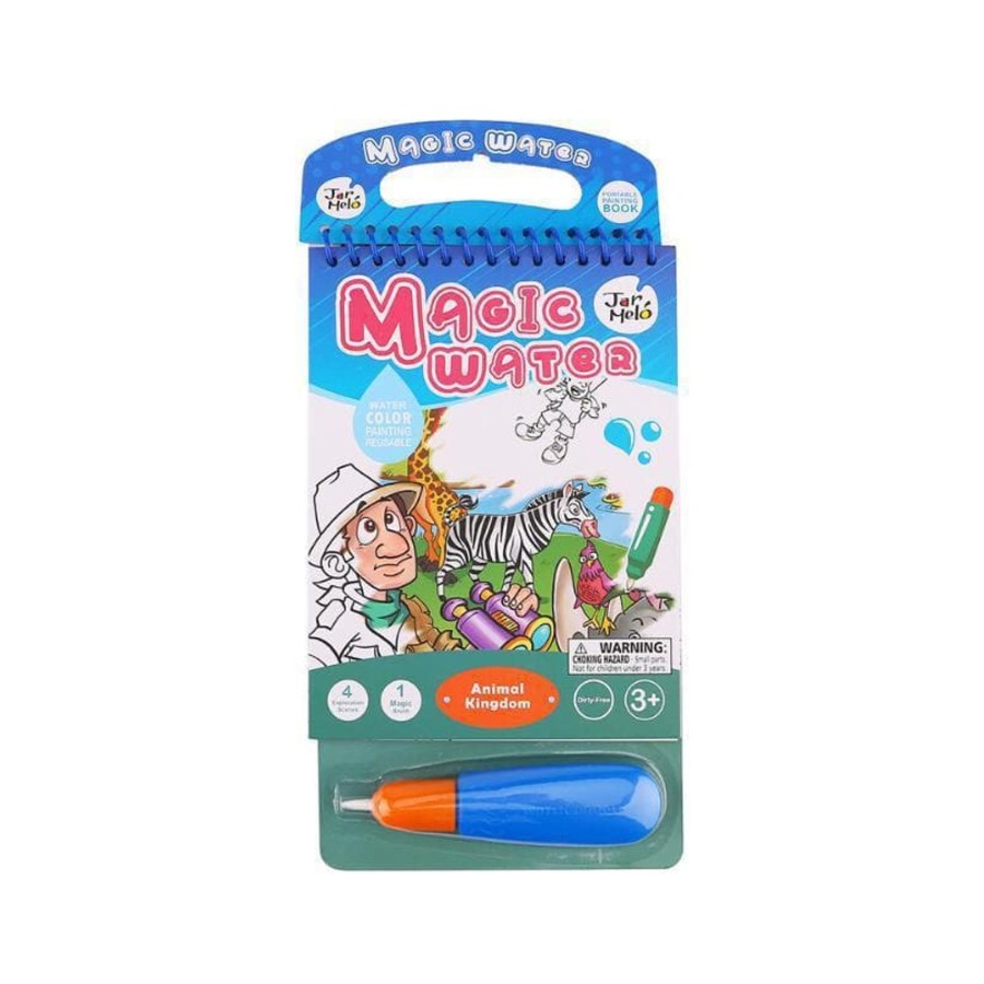 Kids Toys JarMelo Colour & Paint | Magic Water Coloring Pad - Animal Kingdom