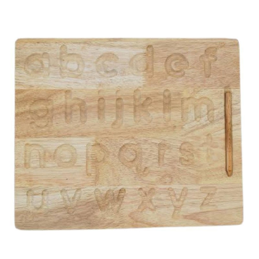 Kids Toys Qtoys Literacy & Language | Wooden Tracing Board - Lower Case