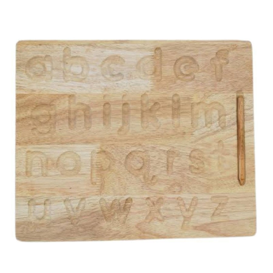 Kids Toys Qtoys Lacing And Threading | Wooden Tracing Board - Lower Case