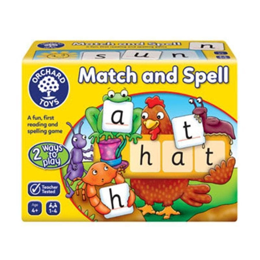 Kids Toys Orchard Toys Wooden Puzzles | Match And Spell