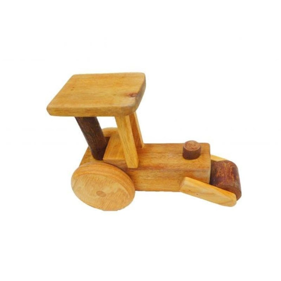 Kids Toys Qtoys Steiner/Waldorf Inspired | Natural Timber Steam Roller