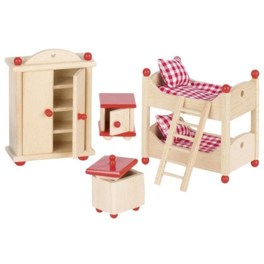 Kids Toys GOKI Doll House Furniture | Children'S Room - Furniture For Flexible Puppets