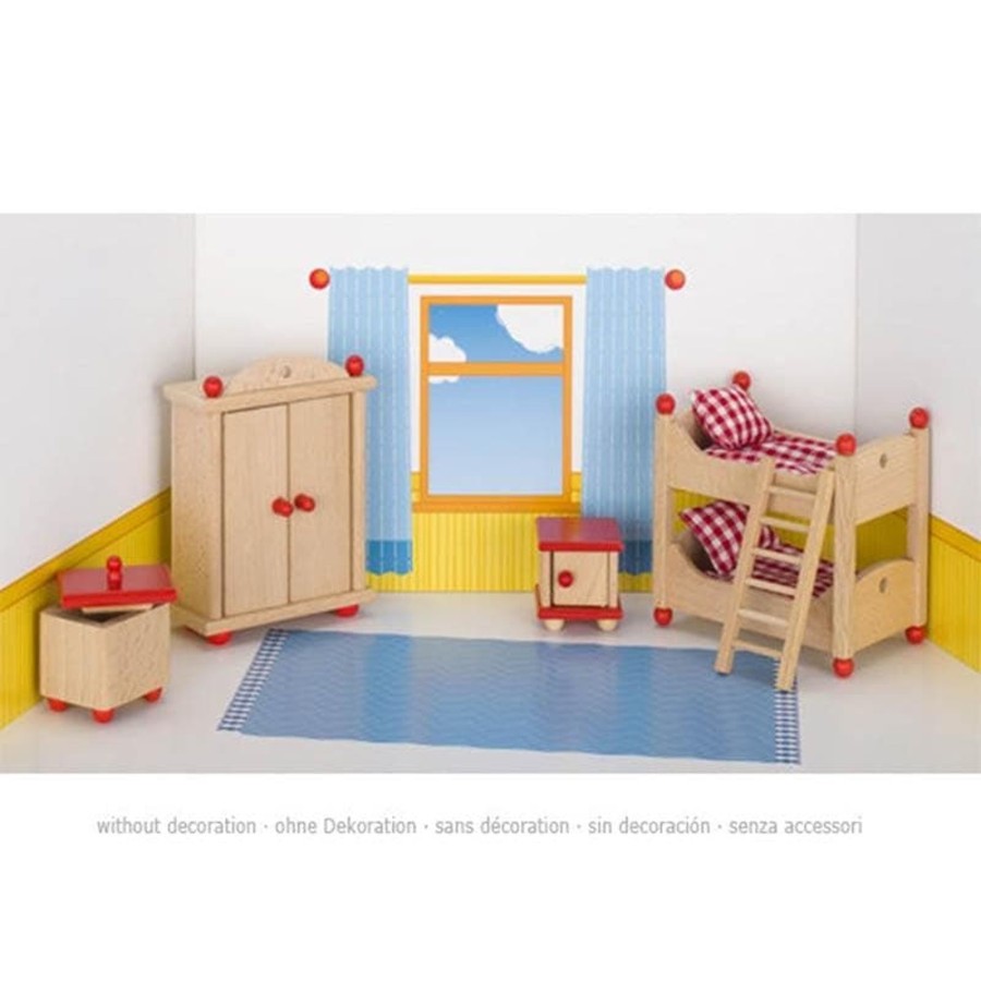 Kids Toys GOKI Doll House Furniture | Children'S Room - Furniture For Flexible Puppets