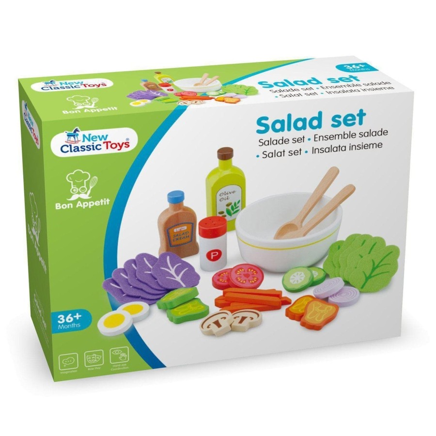 Kids Toys New Classic Toys Wooden Food Sets | Salad Set