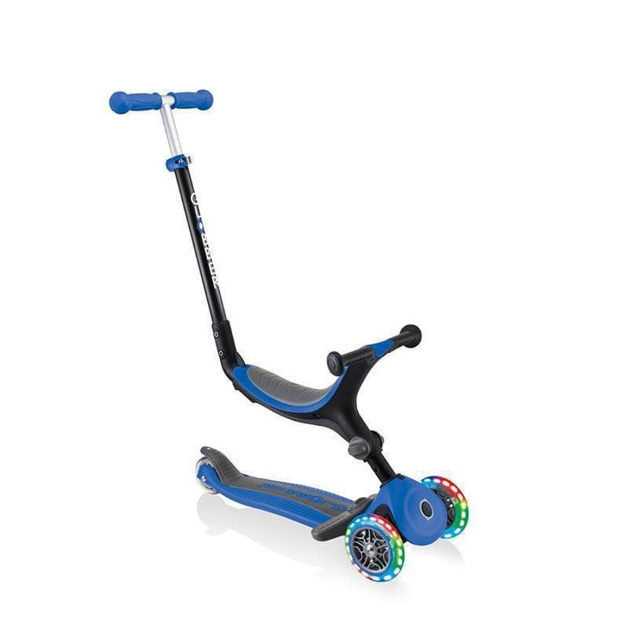 Kids Toys Globber Kids Scooters | Go Up Fold Plus Light Wheels - Convertible Ride-On Scooter