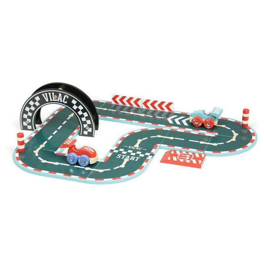 Kids Toys Vilac Car Tracks & Roads | Vilacity Little Race Circuit