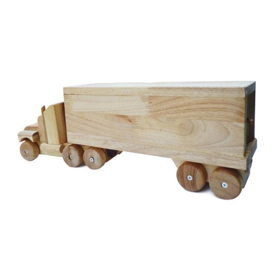 Kids Toys Qtoys Steiner/Waldorf Inspired | Kids Wooden Cargo Truck Qtoys