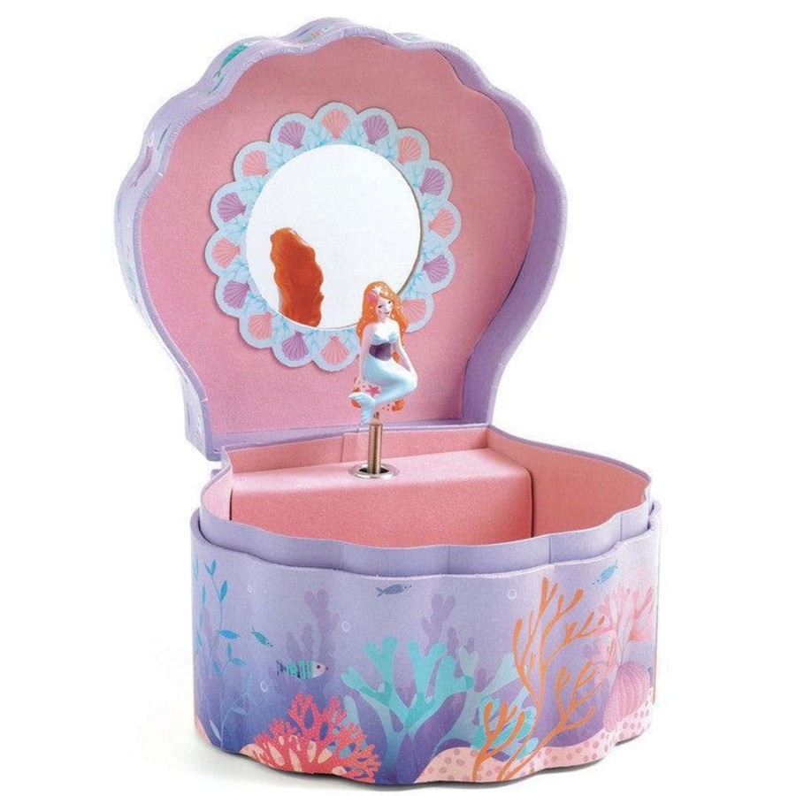 Kids Toys Djeco Musical Instruments | Enchanted Mermaid Music Box