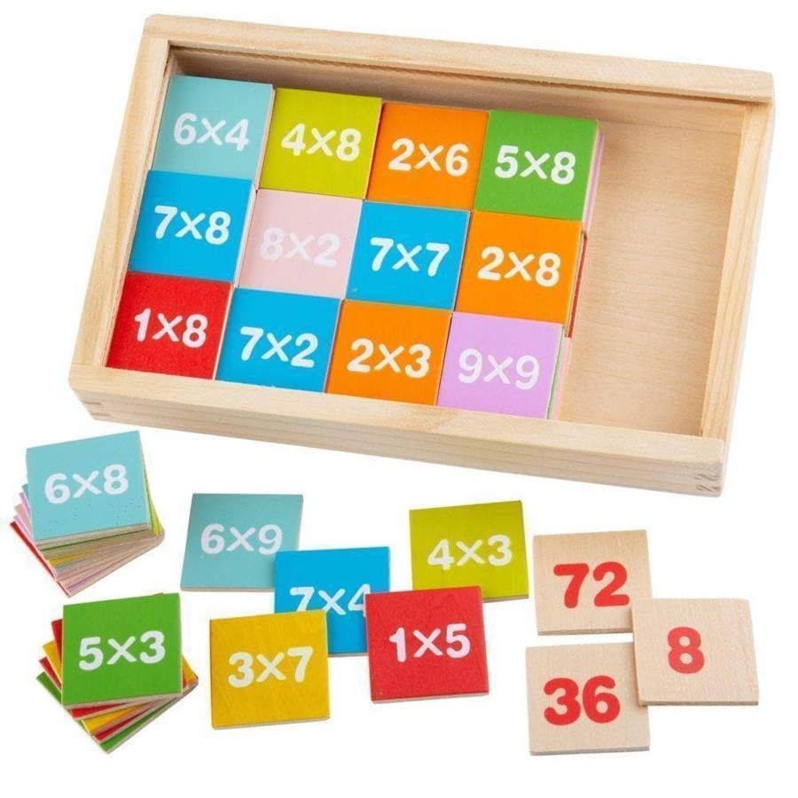 Kids Toys Bigjigs Math & Numeracy | Times Table Box