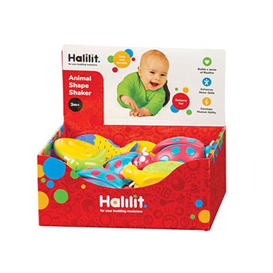 Babies & Toddlers Halilit Rattles | Animal Shape Shakers - Assorted Colours