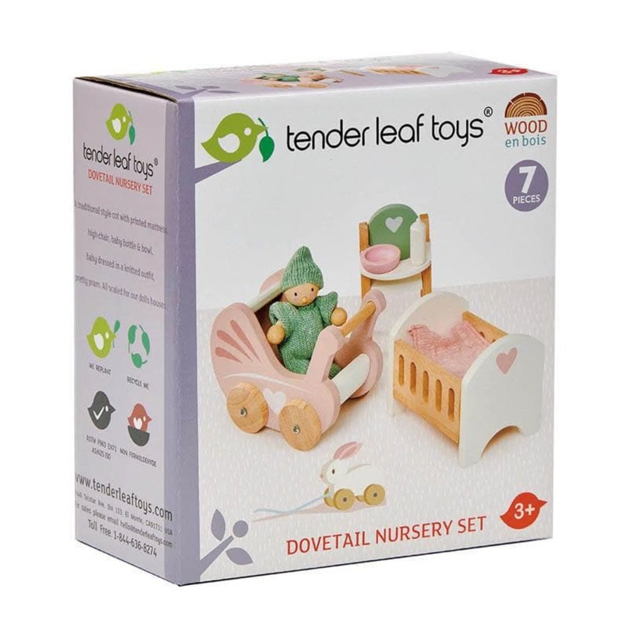 Kids Toys Tender Leaf Toys Doll House Furniture | Dovetail Nursery Set