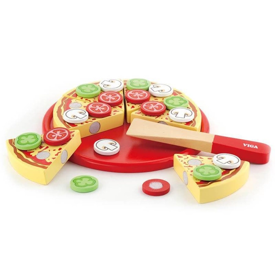 Kids Toys Viga Toys Wooden Food Sets | Wooden Pizza (20Cm)