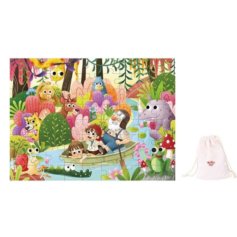 Kids Toys Tooky Toys Jigsaws | Rainforest Jigsaw Puzzle - 72Pcs