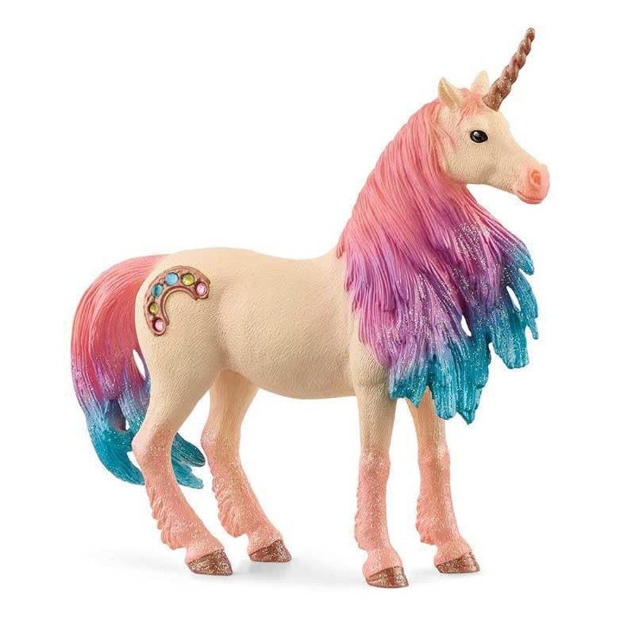 Kids Toys Schleich Animal Figurines | Marshmallow Unicorn Mare