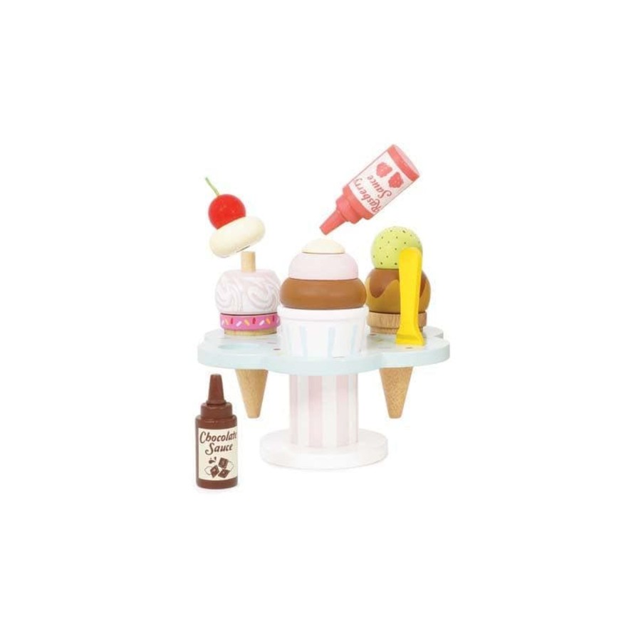 Kids Toys Le Toy Van Wooden Food Sets | Honeybake Carlo'S Gelato