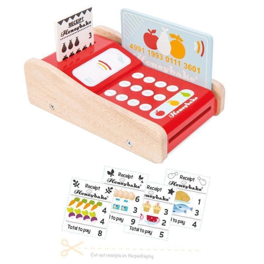 Kids Toys Le Toy Van Wooden Food Sets | Honeybake Card Machine