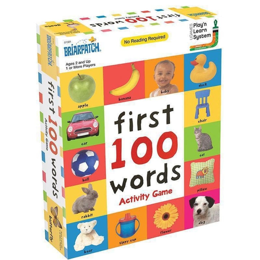 Kids Toys Briarpatch Wooden Puzzles | First 100 Words Activity Game