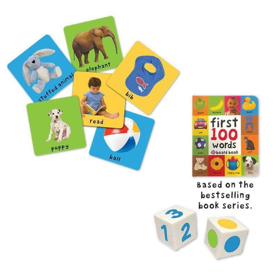 Kids Toys Briarpatch Wooden Puzzles | First 100 Words Activity Game