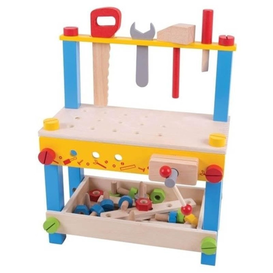 Kids Toys Bigjigs Kids Tool Work Bench | My First Workbench