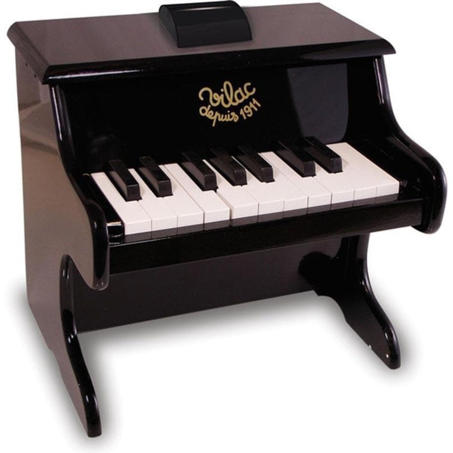 Kids Toys Vilac Musical Instruments | Black Piano With Scores