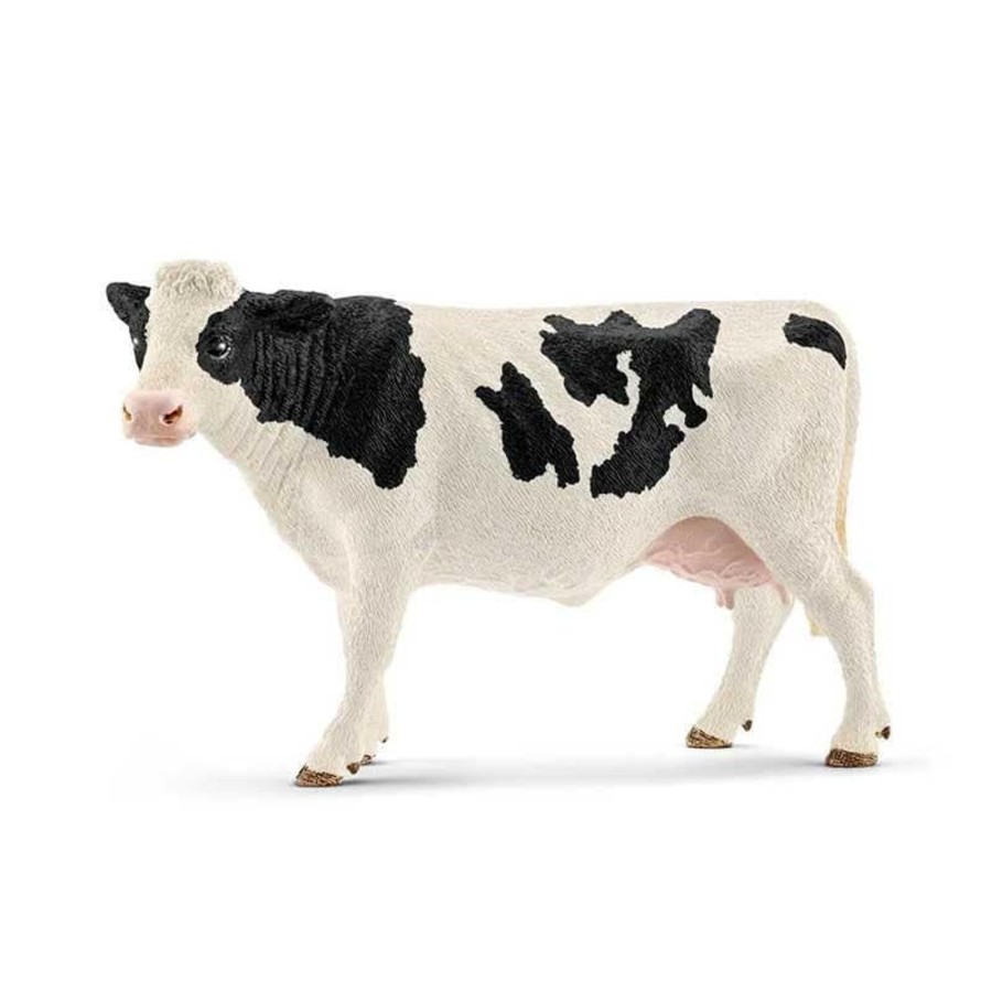 Kids Toys Schleich Wooden Animals | Holstein Cow