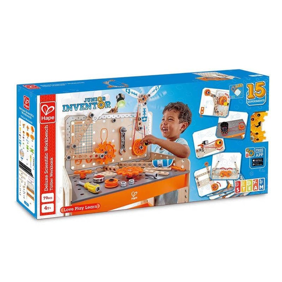 Kids Toys Hape Kids Tool Work Bench | Deluxe Scientific Workbench