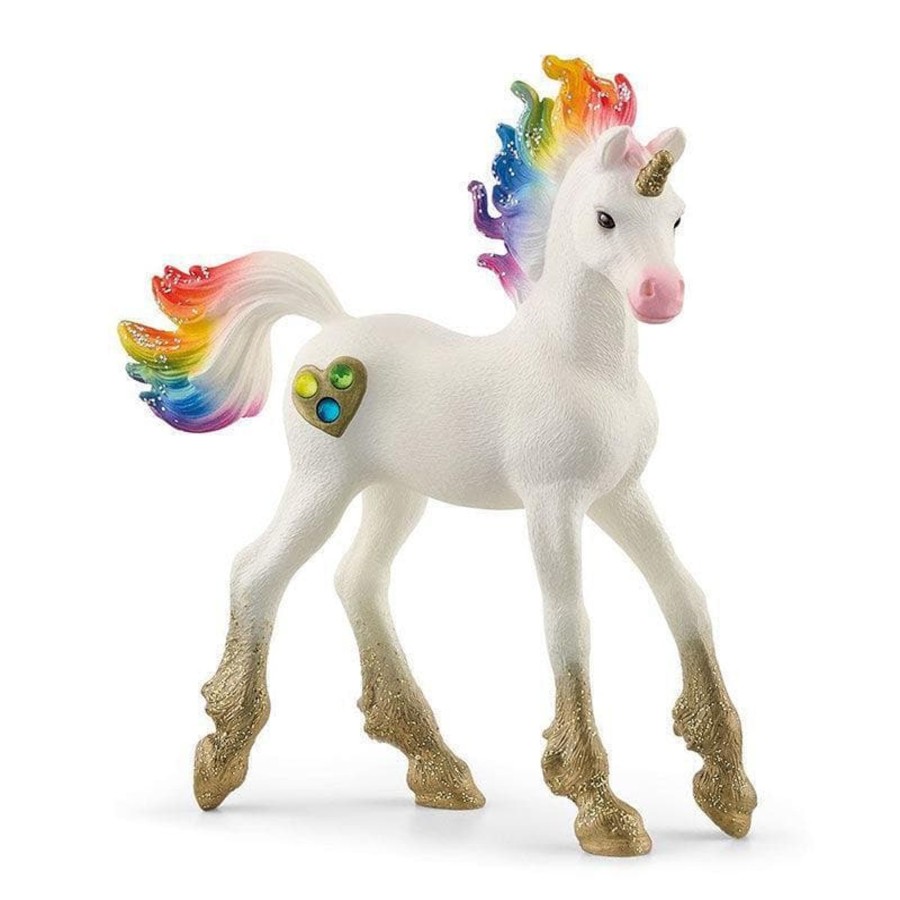 Kids Toys Schleich Animal Figurines | Rainbow Love Unicorn Foal