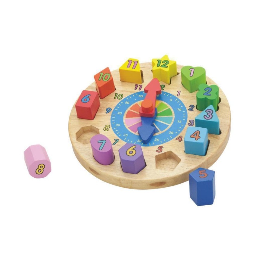 Kids Toys Viga Toys Wooden Toys | Round Clock