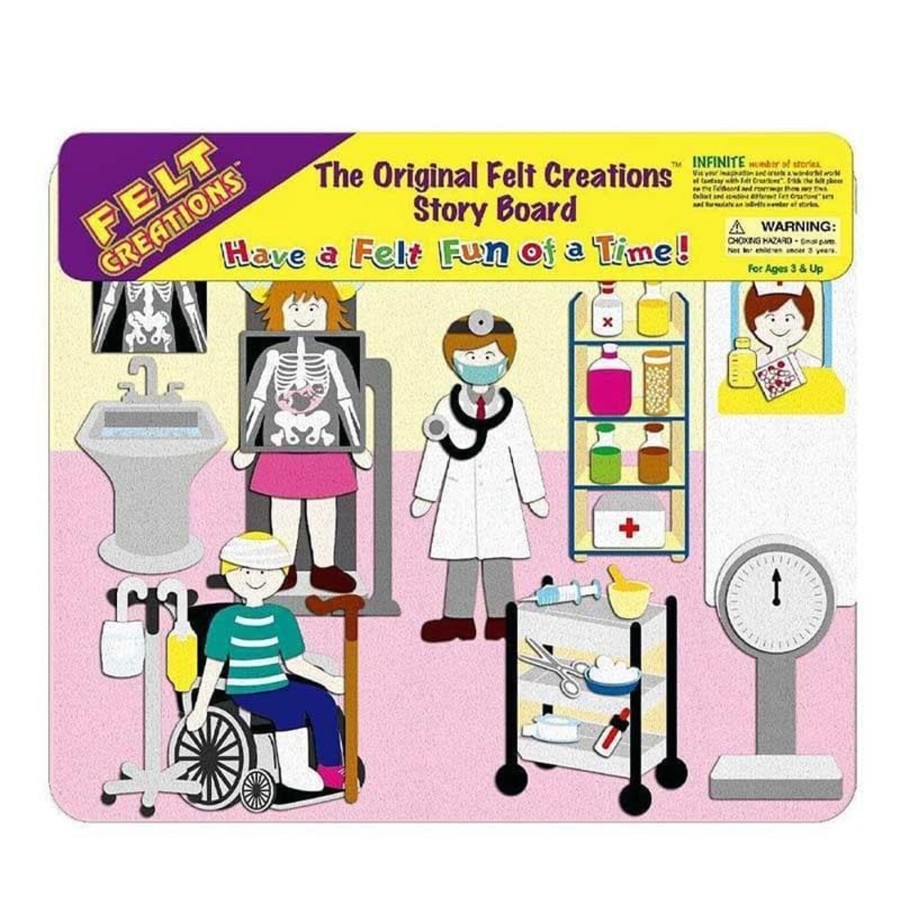 Kids Toys Felt Creations Literacy & Language | Hospital - Story Board