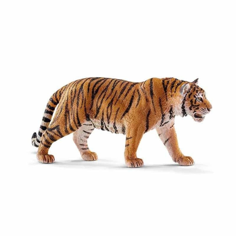 Kids Toys Schleich Wooden Animals | Tiger