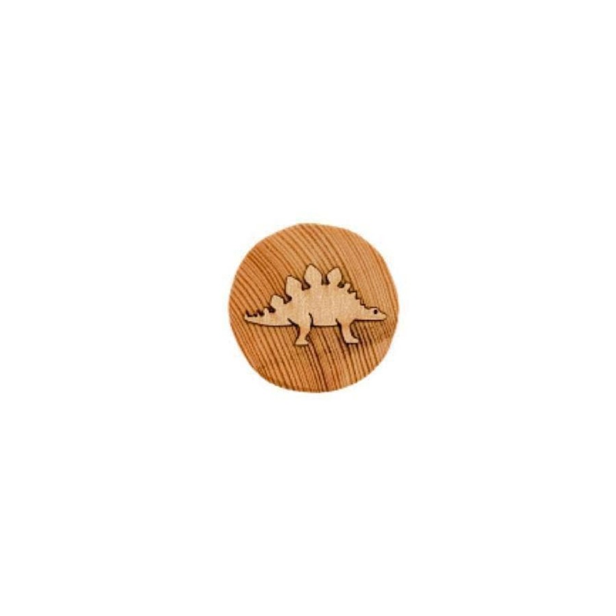 Kids Toys Beadie Bug Play Wooden Stamps | Dinosaur Playdough Stamps