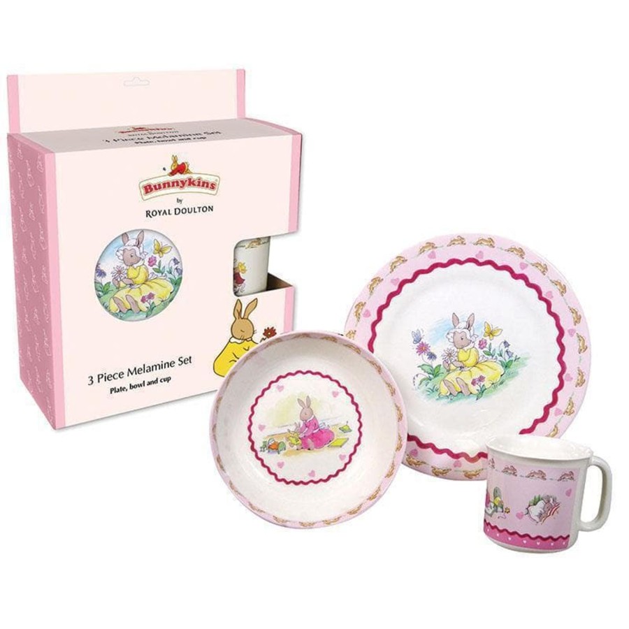 Babies & Toddlers Bunnykins Kids Bowls And Cups | Bunnykins 3Pc Dinner Set