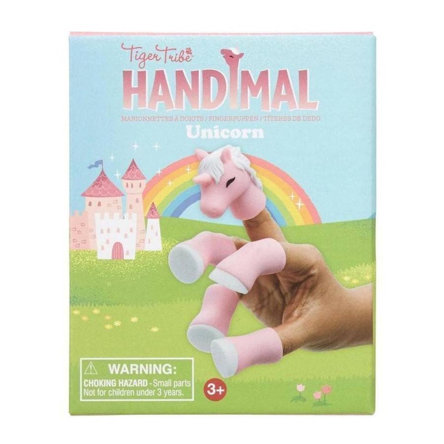 Kids Toys Tiger Tribe Role Play | Unicorn Handimal Finger Puppets