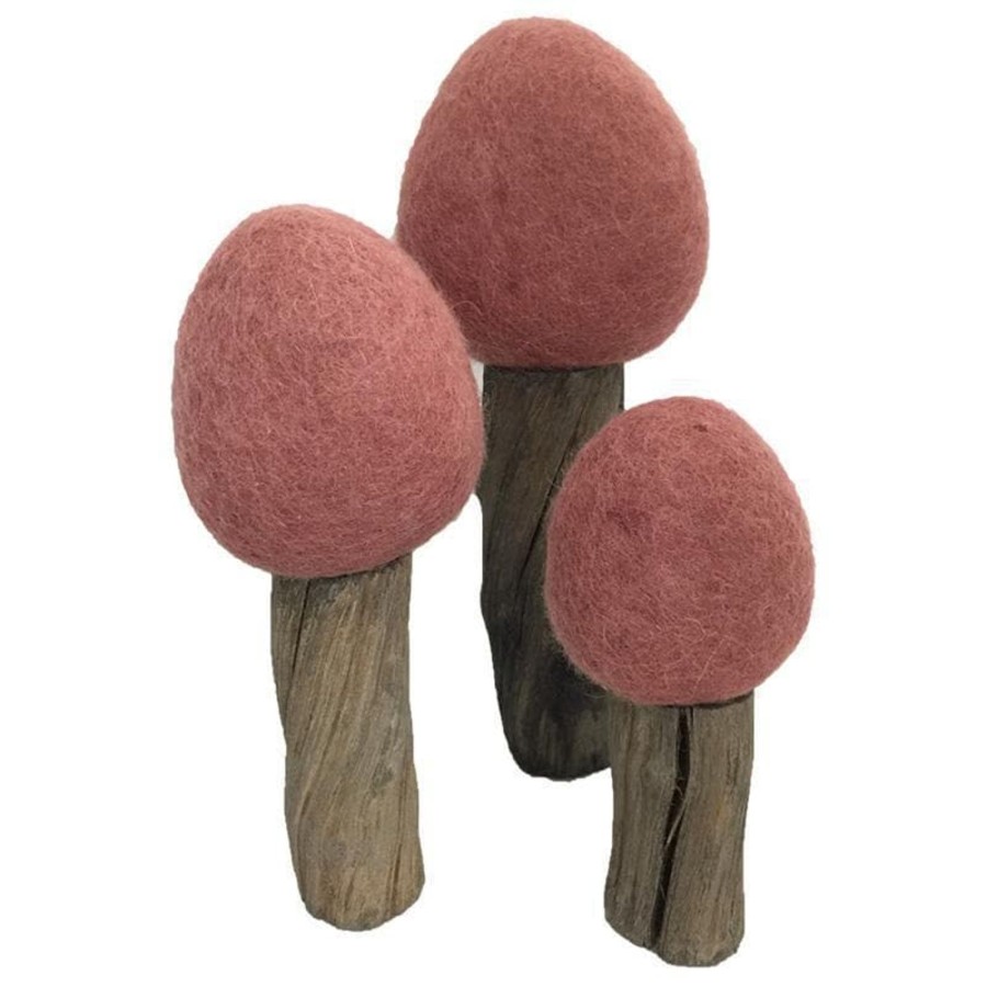 Kids Toys Papoose Felt Toys | Earth Autumn Trees - 3Pc