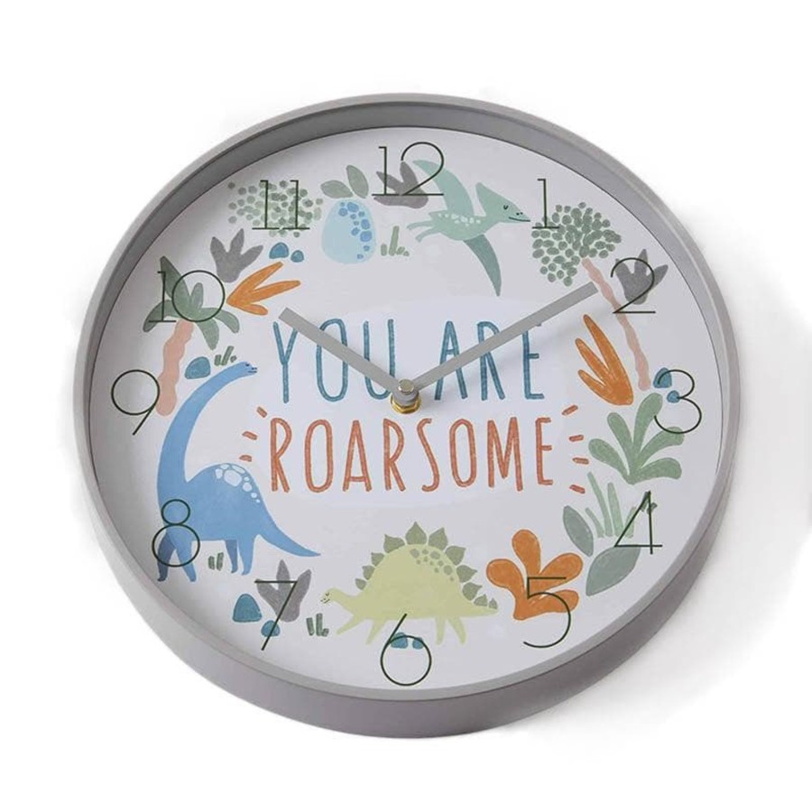 Babies & Toddlers Jiggle & Giggle Playroom Decor | Roarsome Wall Clock