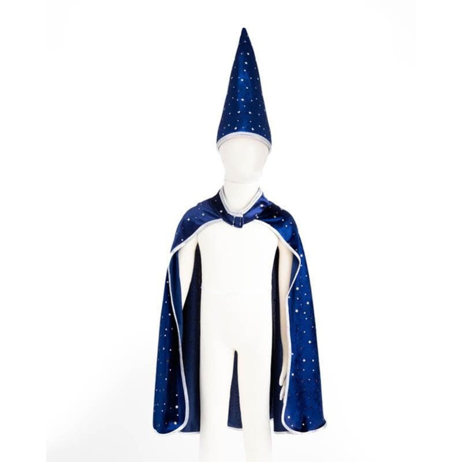 Kids Toys Great Pretenders Kids Dress Up | Blue & Silver Sparkle Wizard Cape