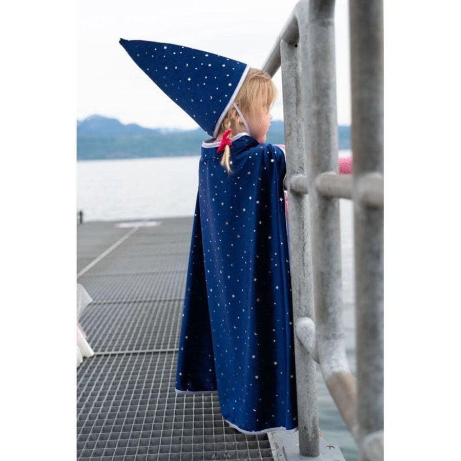 Kids Toys Great Pretenders Kids Dress Up | Blue & Silver Sparkle Wizard Cape