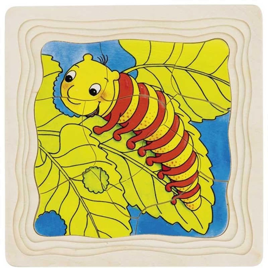 Kids Toys GOKI Wooden Puzzles | Puzzle Caterpillar