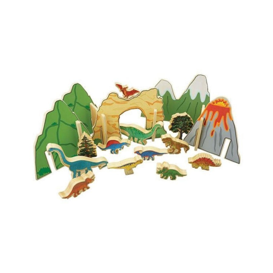 Kids Toys The Freckled Frog Building Playscapes | The Happy Architect Dinosaurs