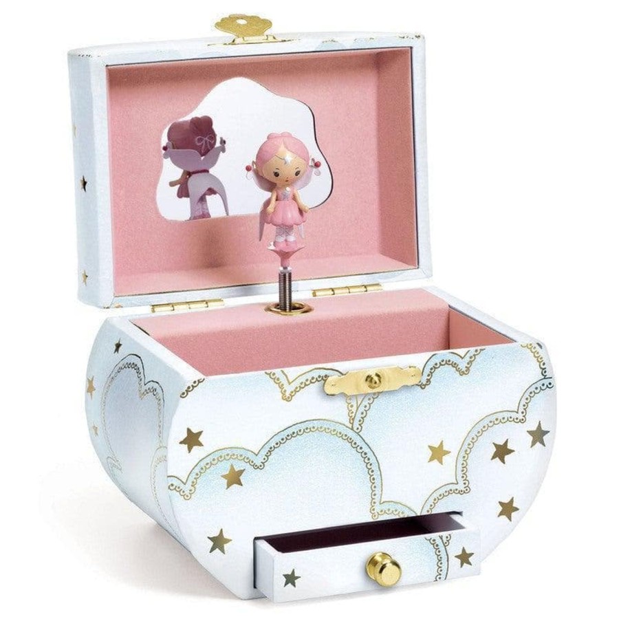 Babies & Toddlers Djeco Music Boxes | Elfe'S Song Tinyly Music Box