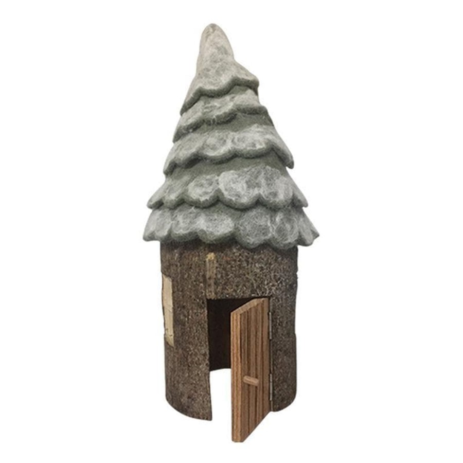 Kids Toys Papoose Small World Play | Winter Fairy House With Snowy Roof