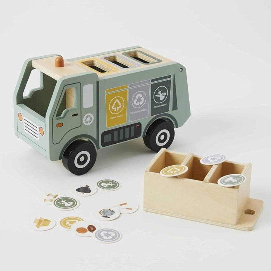 Babies & Toddlers Zookabee Sorting Toys | Garbage Sorting Truck