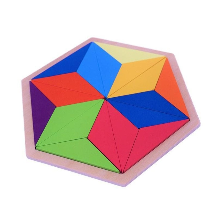 Kids Toys My Happy Helpers Math & Numeracy | Hexagon Shape Puzzle