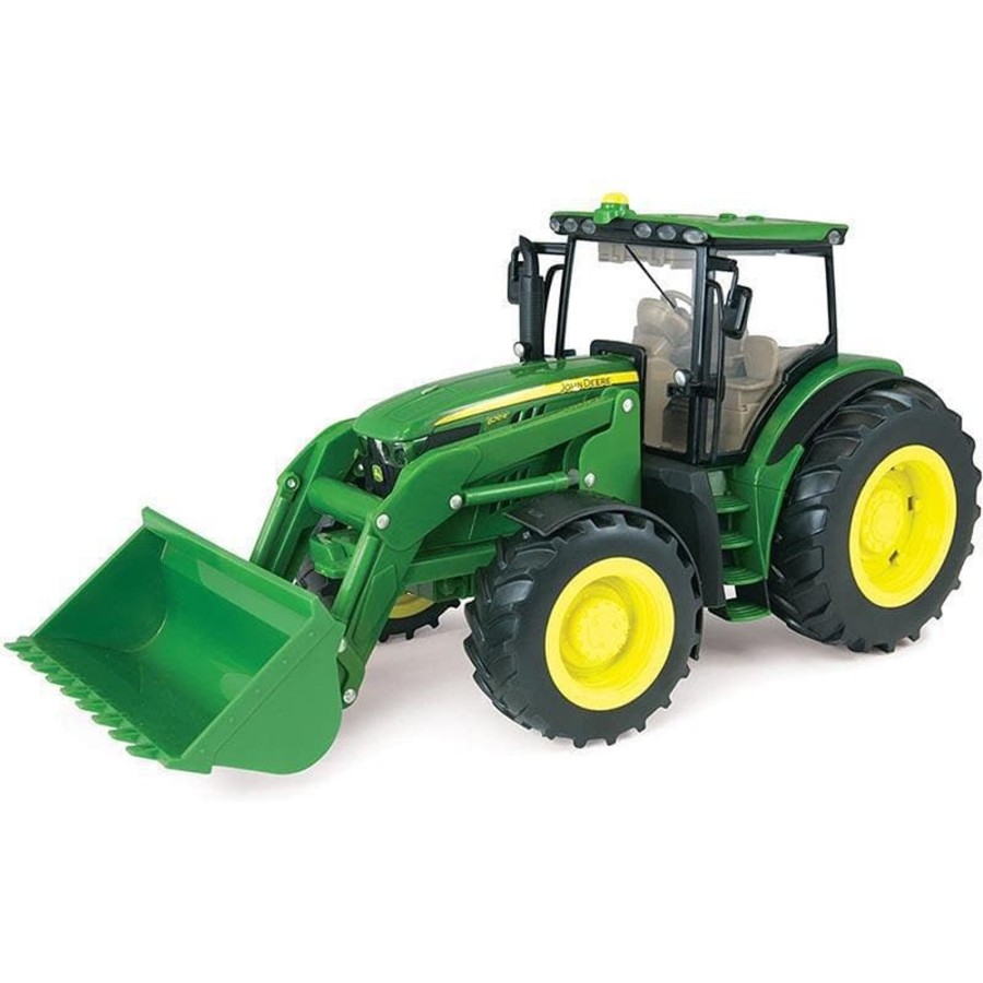 Kids Toys John Deere Farm Animals | Big Farm 6210R Tractor With Loader