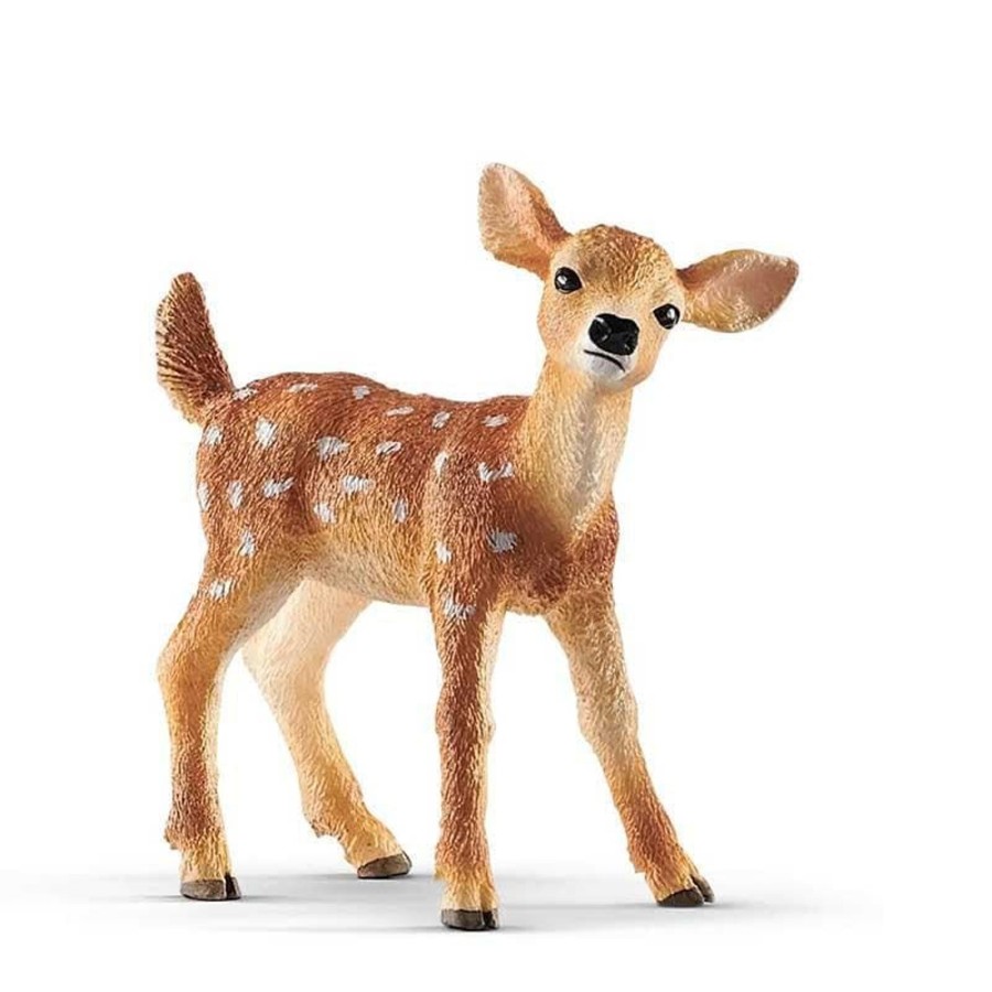 Kids Toys Schleich Animal Figurines | White-Tailed Fawn