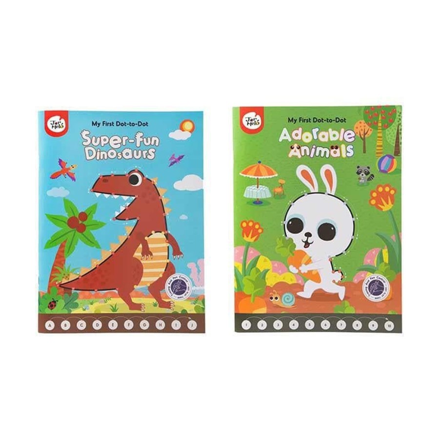 Kids Toys JarMelo Literacy & Language | My First Dot-To-Dot Drawing Book - 2Pc