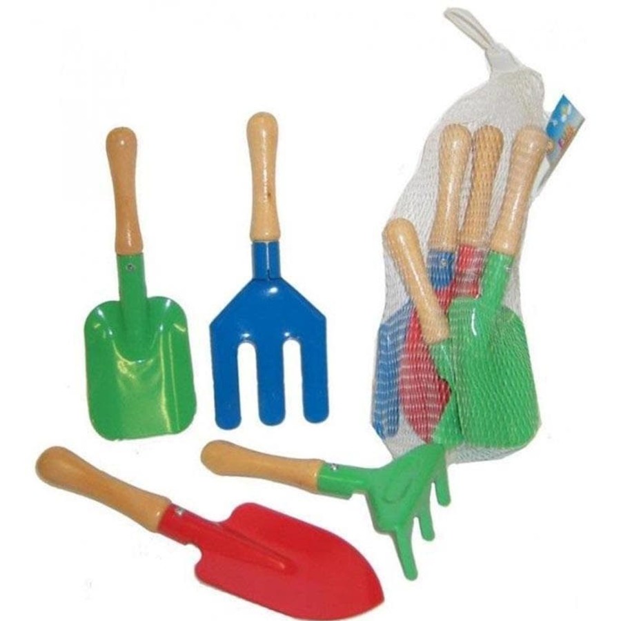 Kids Toys Fun Factory Gardening Toys | Garden Tool Set - 4 Piece Metal