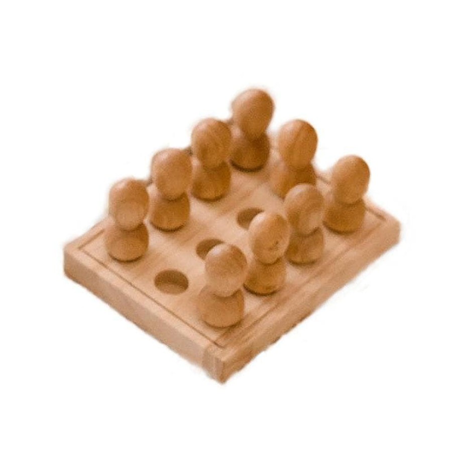 Kids Toys Qtoys Small World Play | Natural Small People In Tray